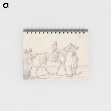アートメモ帳-Scraps, No. 15: Racehorse with Jockey Up, Two Men Discussing the Horse
 - イェール大学アートギャラリー Memo.