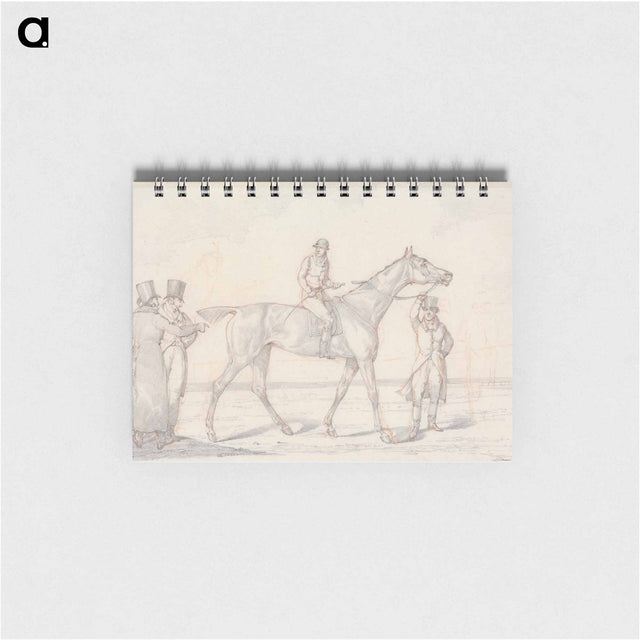 アートメモ帳-Scraps, No. 15: Racehorse with Jockey Up, Two Men Discussing the Horse
 - イェール大学アートギャラリー Memo.
