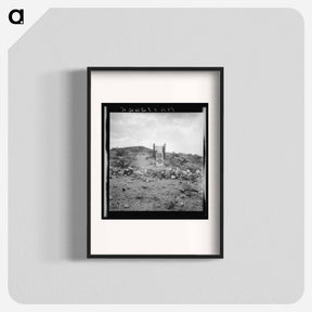 アートポスター-Sign near Tombstone, Arizona - ドロテア ラング Poster.