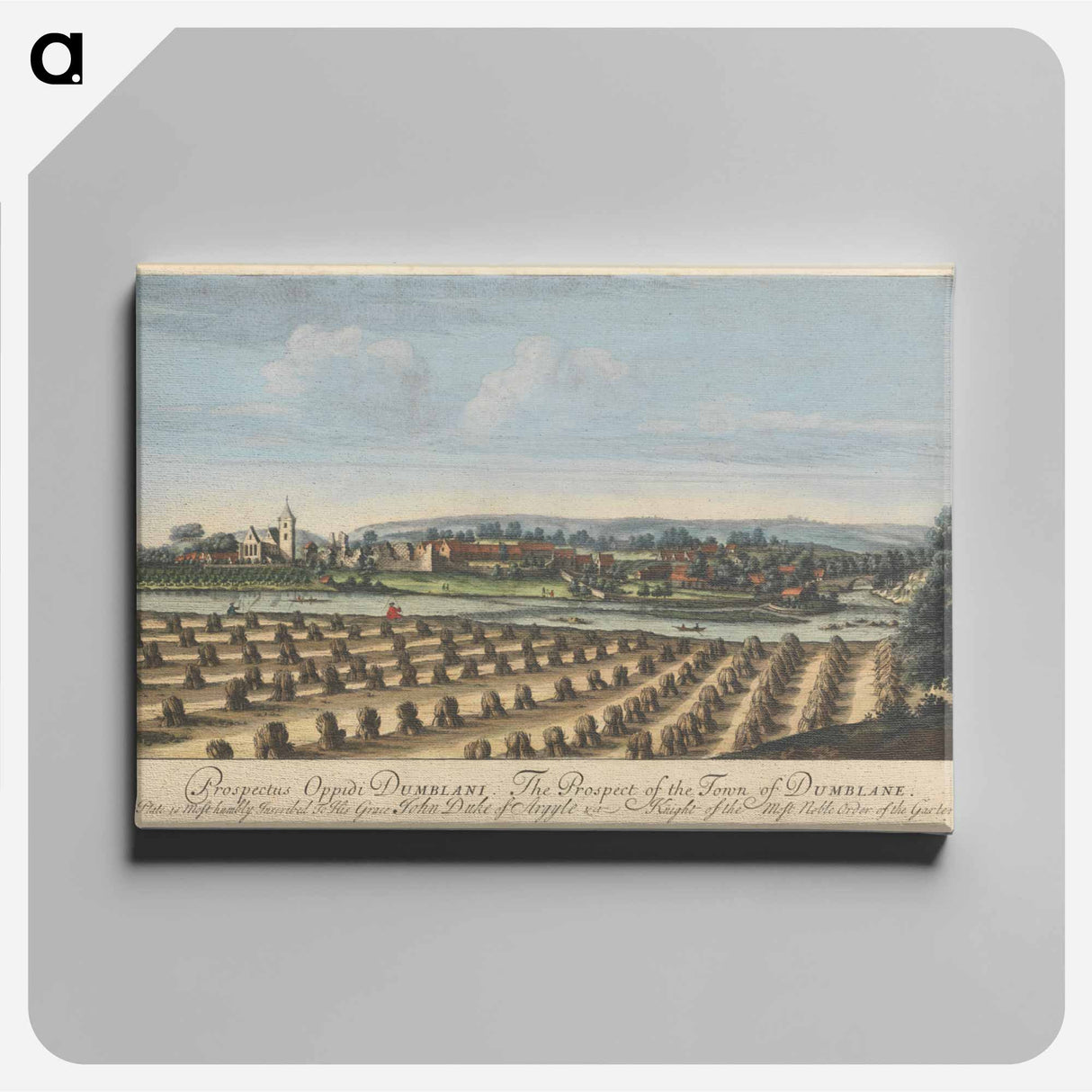 アートパネル-The Prospect of the Town of Dumblane
 - イェール大学アートギャラリー Canvas.
