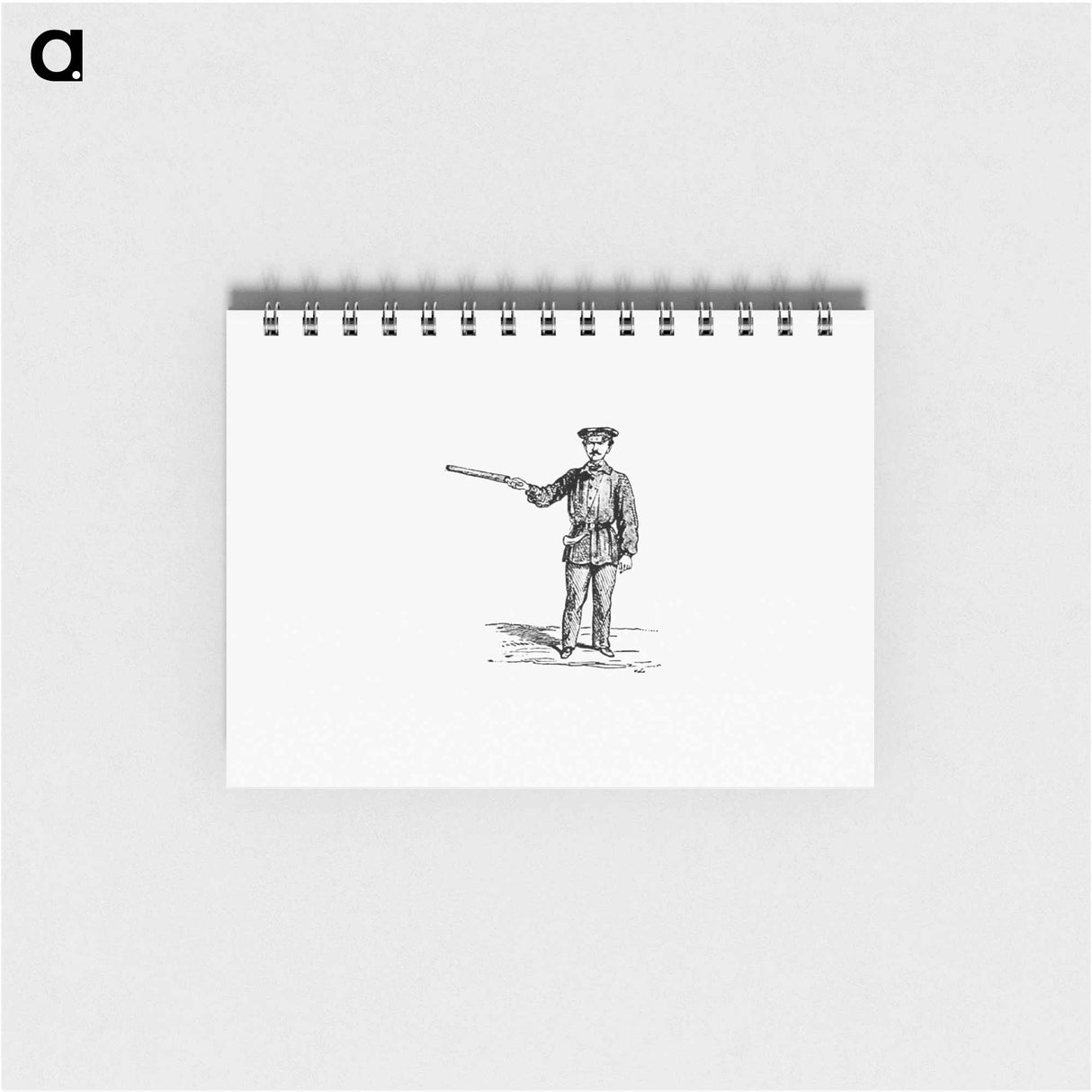 アートメモ帳-Soldier from Six Weeks Of Vacation
 - 大英図書館 Memo.