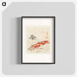 A comparison of Genroku poems and shells - Katsushika Hokusai Poster.