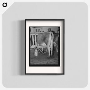 アートポスター-Vacuum Milking
 - ラッセル リー Poster.