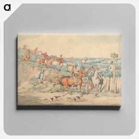 アートパネル-Foxhunting: Gone Away
 - イェール大学アートギャラリー Canvas.