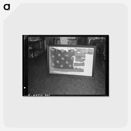 アートポストカード-Stoney Point Flag
 - ラッセル リー Postcard.