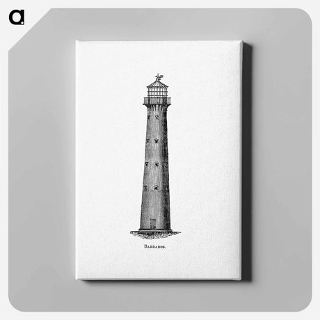 アートパネル-Barbados from Circular relating to Lighthouses, Lightships, Buoys, and Beacons
 - 大英図書館 Canvas.