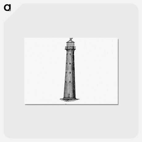 アートポストカード-Barbados from Circular relating to Lighthouses, Lightships, Buoys, and Beacons
 - 大英図書館 Postcard.