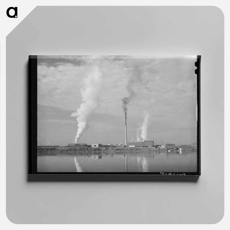 アートパネル-Banking Irrigation Ditches
 - ラッセル リー Canvas.