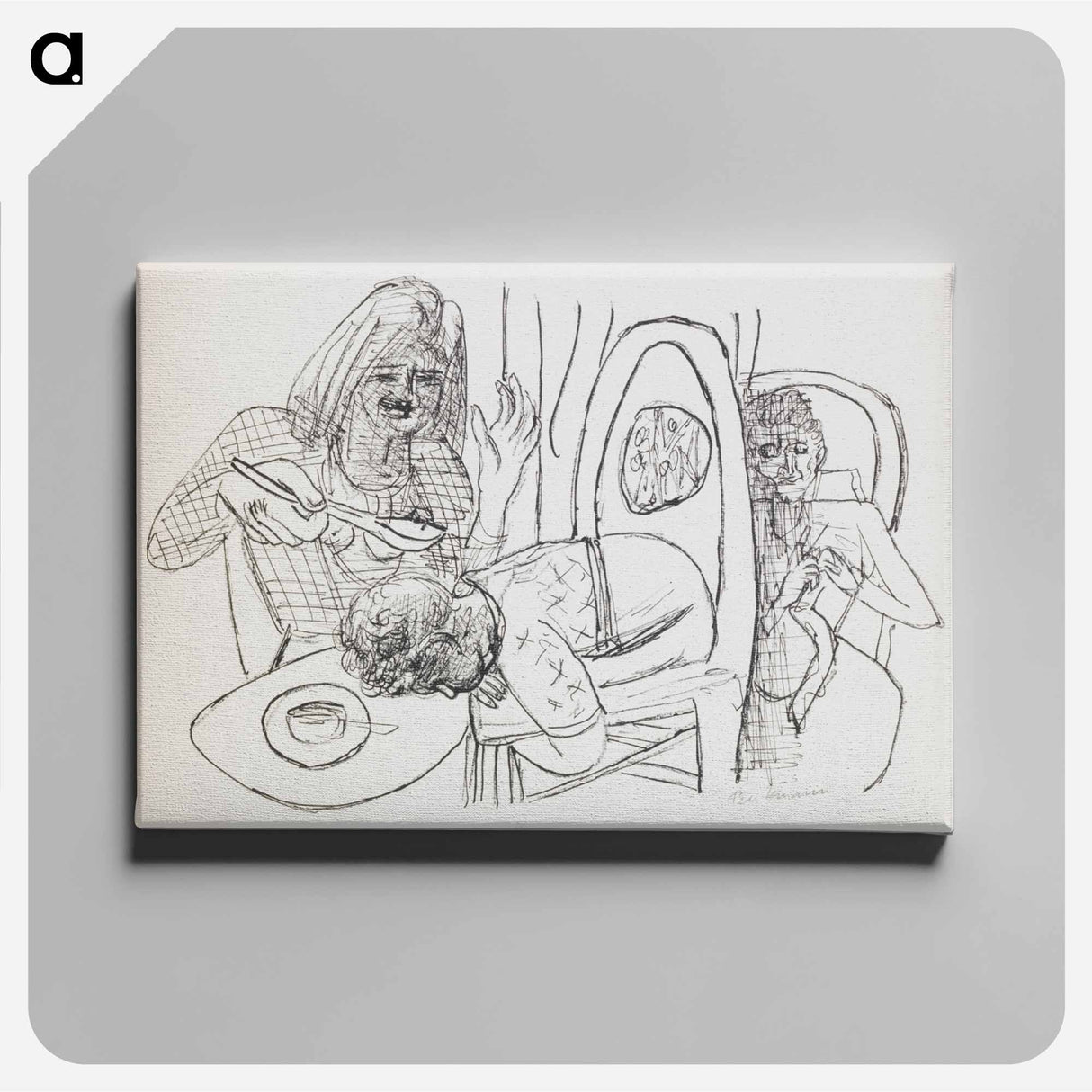 アートパネル-I Don't Want to Eat My Soup
 - セントルイス美術館 Canvas.