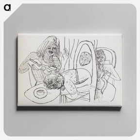 アートパネル-I Don't Want to Eat My Soup
 - セントルイス美術館 Canvas.