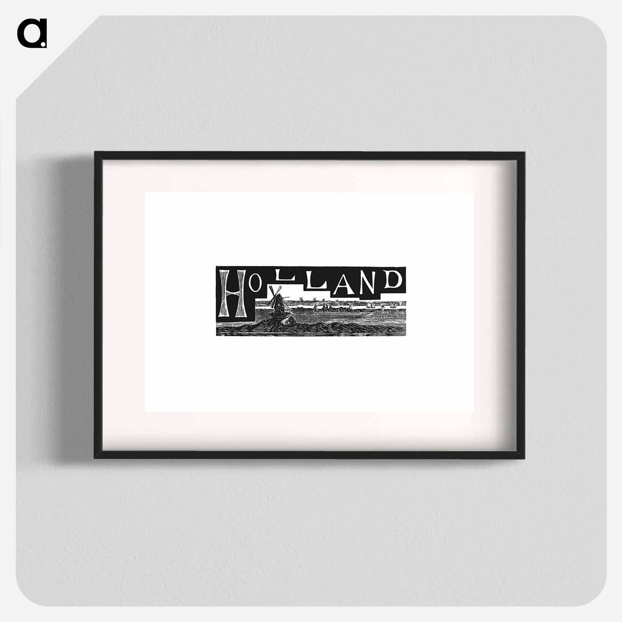 アートポスター-Holland from The World: Round It and Over It
 - 大英図書館 Poster.