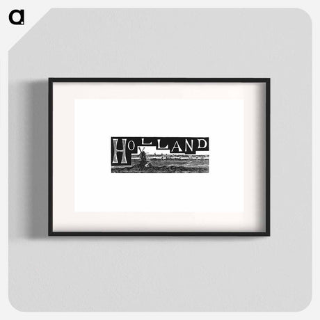 アートポスター-Holland from The World: Round It and Over It
 - 大英図書館 Poster.