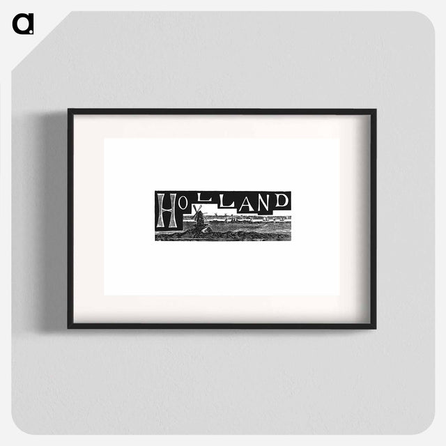 アートポスター-Holland from The World: Round It and Over It
 - 大英図書館 Poster.