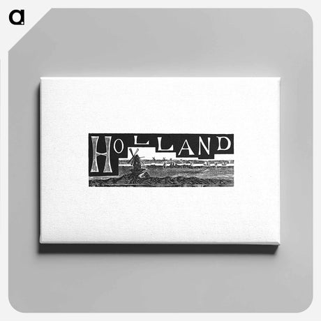 アートパネル-Holland from The World: Round It and Over It
 - 大英図書館 Canvas.