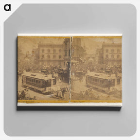 アートパネル-Montgomery Street Corner
 - エドワード マイブリッジ Canvas.