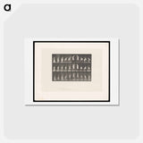 アートポストカード-Woman on Table
 - エドワード マイブリッジ Postcard.