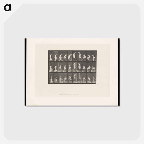 アートポストカード-Woman on Table
 - エドワード マイブリッジ Postcard.