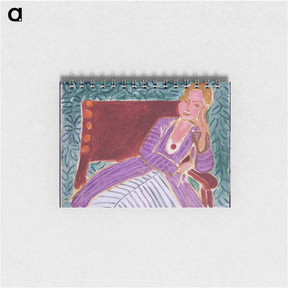 アートメモ帳-Young Girl In A Persian Dress - アンリ マティス Memo.