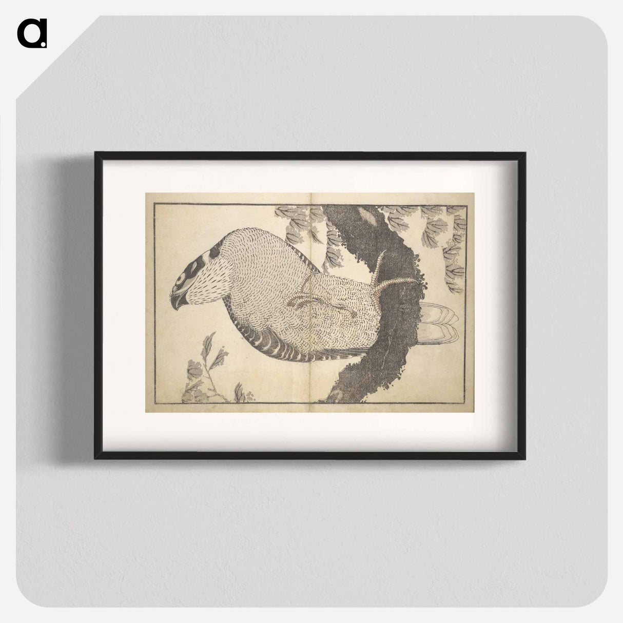 A Realistic Sketchbook by Hokusai - Katsushika Hokusai Poster.