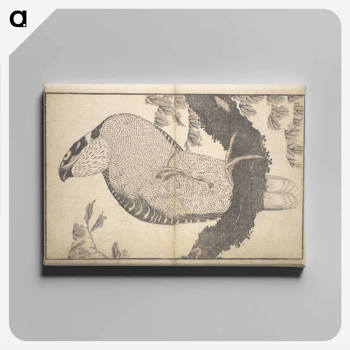 A Realistic Sketchbook by Hokusai - Katsushika Hokusai Canvas.