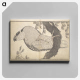 A Realistic Sketchbook by Hokusai - Katsushika Hokusai Canvas.
