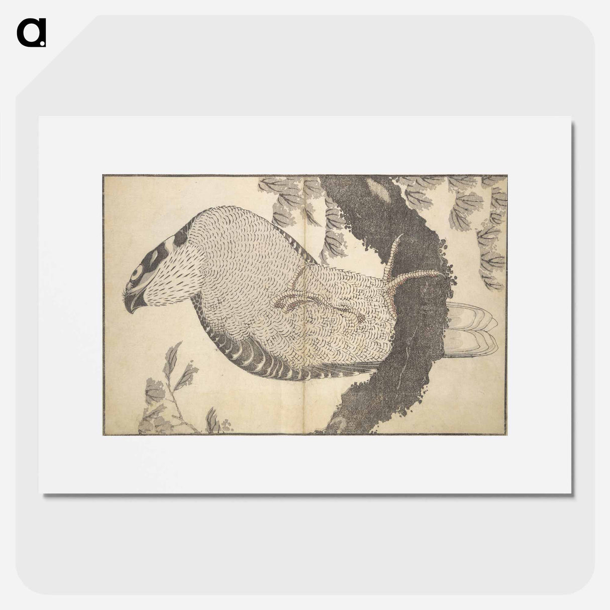 アートポスター-A Realistic Sketchbook by Hokusai - 葛飾 北斎 Poster.