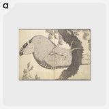 アートポストカード-A Realistic Sketchbook by Hokusai - 葛飾 北斎 Postcard.