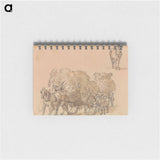 アートメモ帳-Two Laden Hay Carts With Horses
 - イェール大学アートギャラリー Memo.