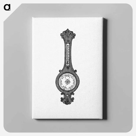 アートパネル-Wheel Barometer Illustration
 - 大英図書館 Canvas.