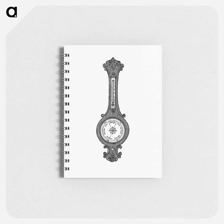アートメモ帳-Wheel Barometer Illustration
 - 大英図書館 Memo.
