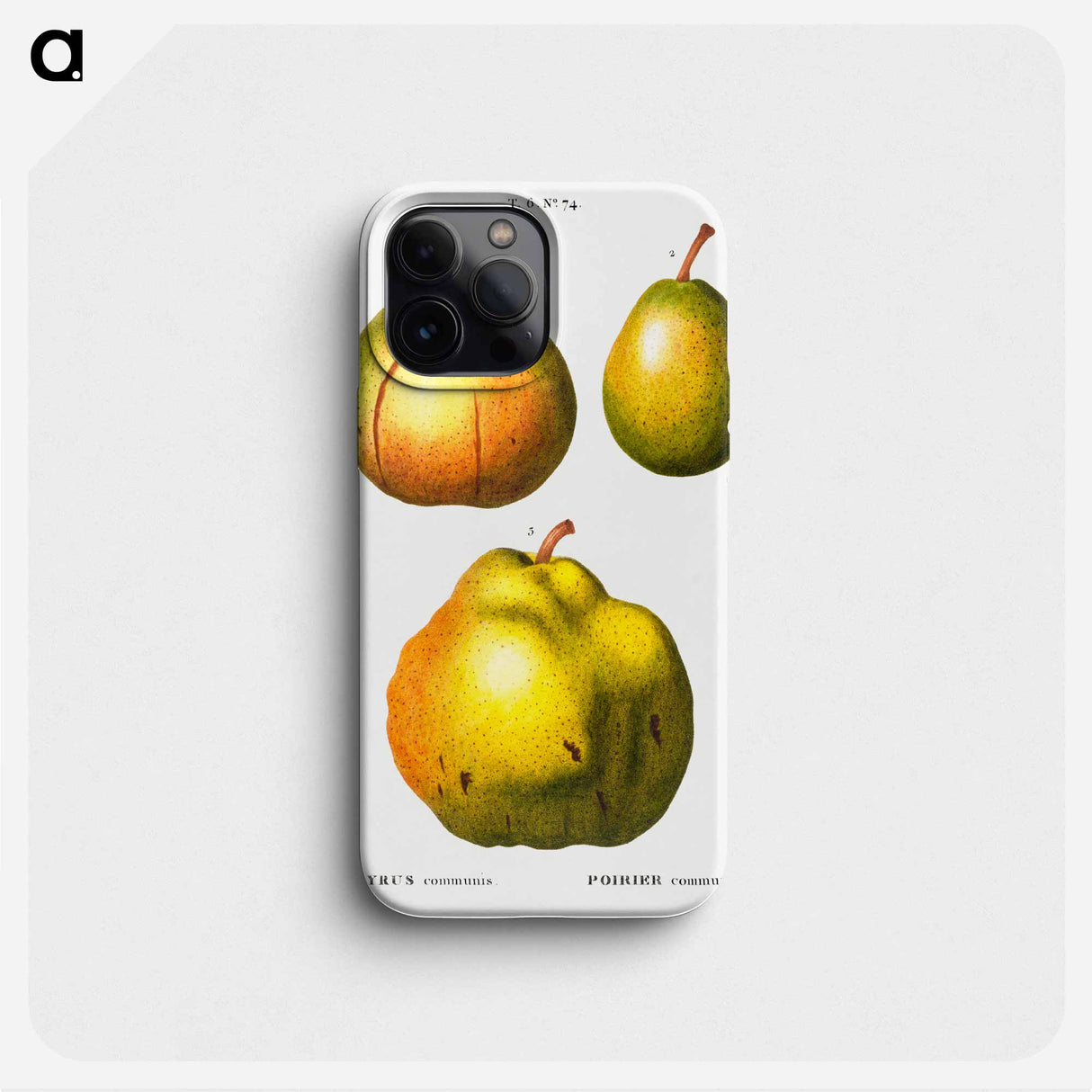 Pear, Pyrus communis - Pierre Joseph Redouté Phone Case.