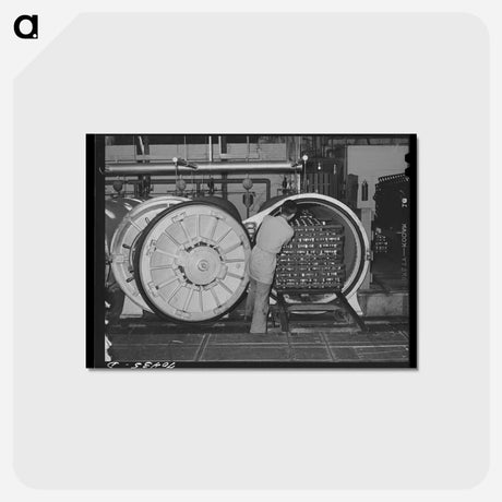アートポストカード-Canned Salmon Ovens
 - ラッセル リー Postcard.