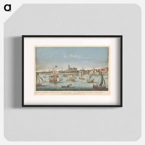 アートポスター-A View of Rotterdam, and the River Maese with Variety of Shipping
 - イェール大学アートギャラリー Poster.