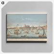 アートパネル-A View of Rotterdam, and the River Maese with Variety of Shipping
 - イェール大学アートギャラリー Canvas.