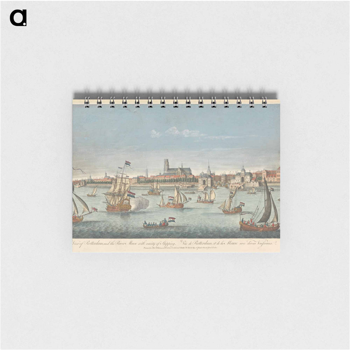 アートメモ帳-A View of Rotterdam, and the River Maese with Variety of Shipping
 - イェール大学アートギャラリー Memo.