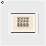 アートポストカード-Walking Monkey
 - エドワード マイブリッジ Postcard.