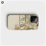 Hokusai's Four Sleepers Spring Sunrise - 葛飾 北斎 Phone Case.