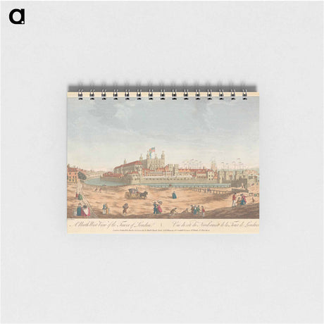 アートメモ帳-A North West View of the Tower of London
 - イェール大学アートギャラリー Memo.