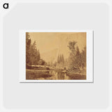アートポストカード-Tutokanula. Valley of the Yosemite. (The Great Chief) "El Capitan."
 - エドワード マイブリッジ Postcard.