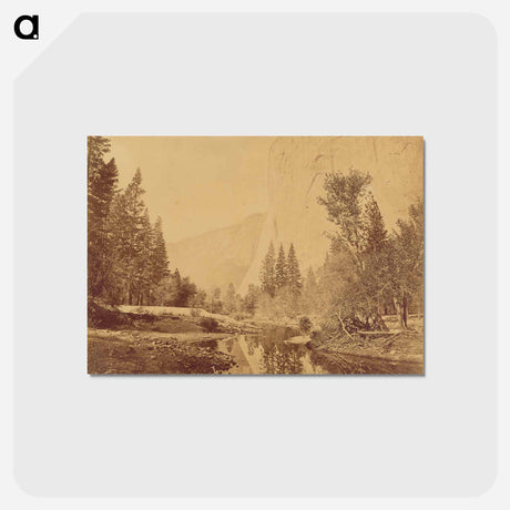 アートポストカード-Tutokanula. Valley of the Yosemite. (The Great Chief) "El Capitan."
 - エドワード マイブリッジ Postcard.