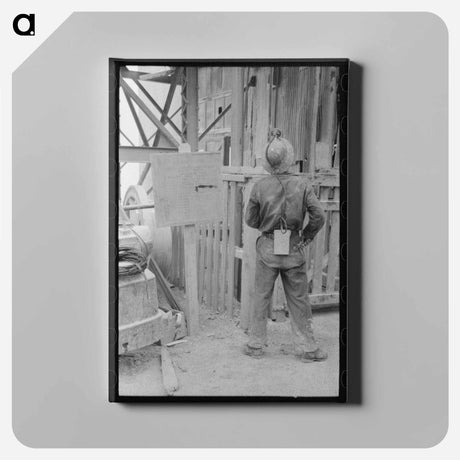 アートパネル-Loading Lumber in Portland
 - ラッセル リー Canvas.