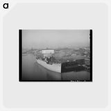 アートポストカード-Loading Lumber in Portland
 - ラッセル リー Postcard.