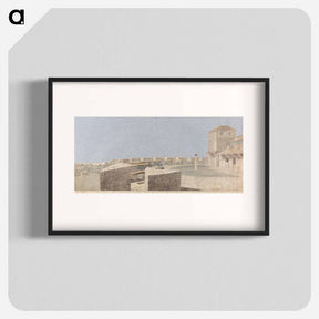 アートポスター-Study for a Stage Set: a Fortress with Cannon and Buildings
 - イェール大学アートギャラリー Poster.