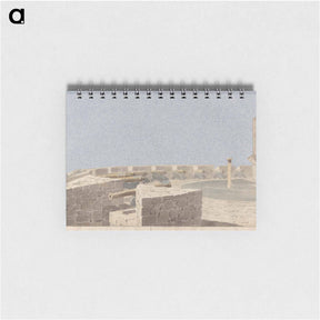 アートメモ帳-Study for a Stage Set: a Fortress with Cannon and Buildings
 - イェール大学アートギャラリー Memo.