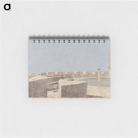 アートメモ帳-Study for a Stage Set: a Fortress with Cannon and Buildings
 - イェール大学アートギャラリー Memo.