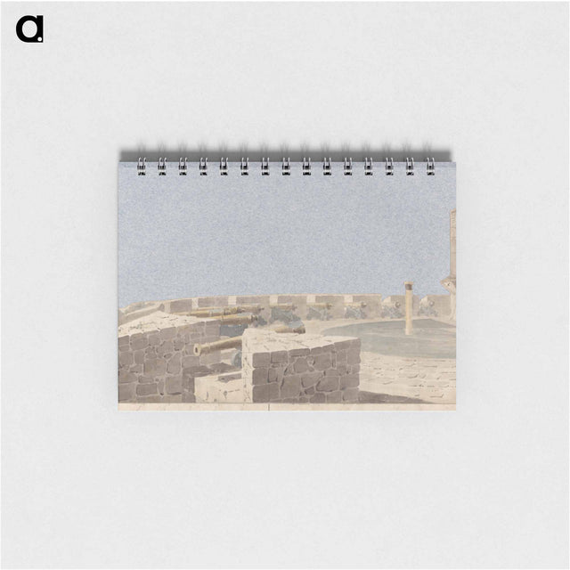 アートメモ帳-Study for a Stage Set: a Fortress with Cannon and Buildings
 - イェール大学アートギャラリー Memo.