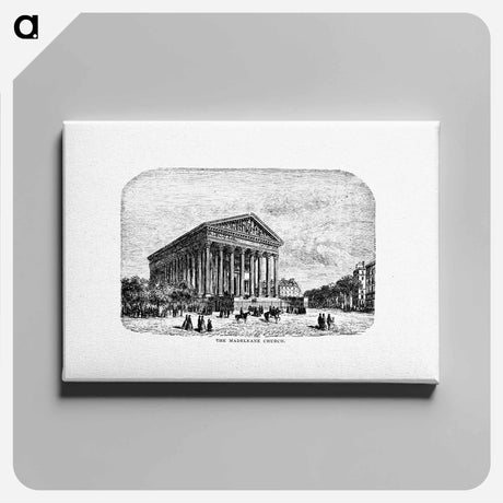 アートパネル-The Madeleine Church from Underground, or Life Below the Surface
 - 大英図書館 Canvas.