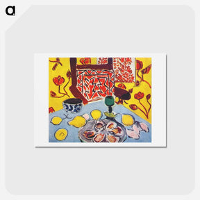 アートポストカード-Oysters and Wooden Armchair - アンリ マティス Postcard.
