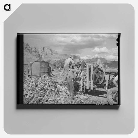 アートパネル-Camp Stakes
 - ラッセル リー Canvas.