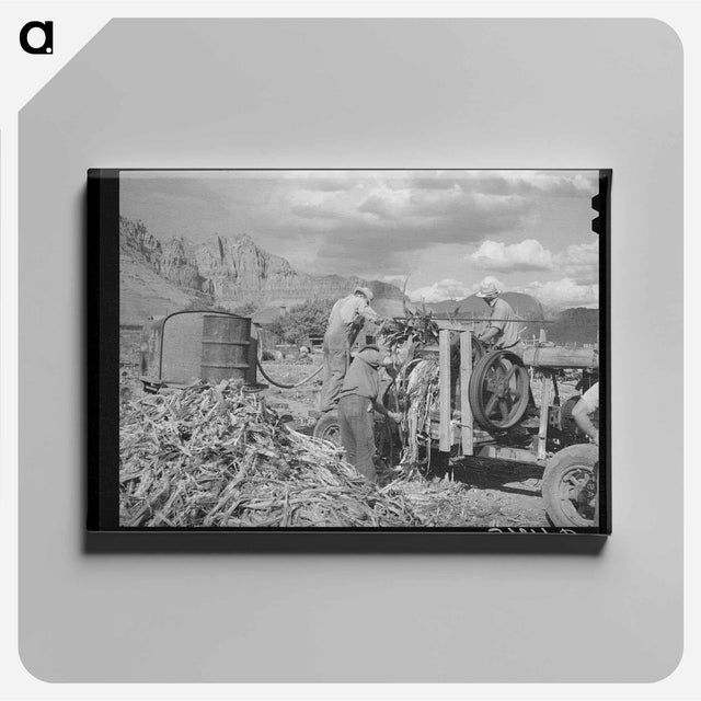 アートパネル-Camp Stakes
 - ラッセル リー Canvas.